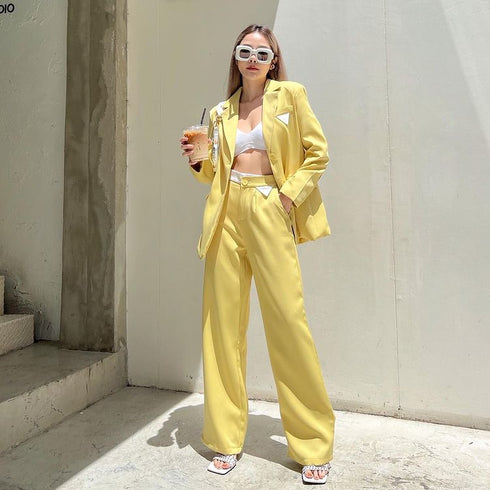 AMUSE Blazer with Trouser Set